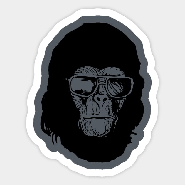 Cornelius One Color Sticker by Evan Derian